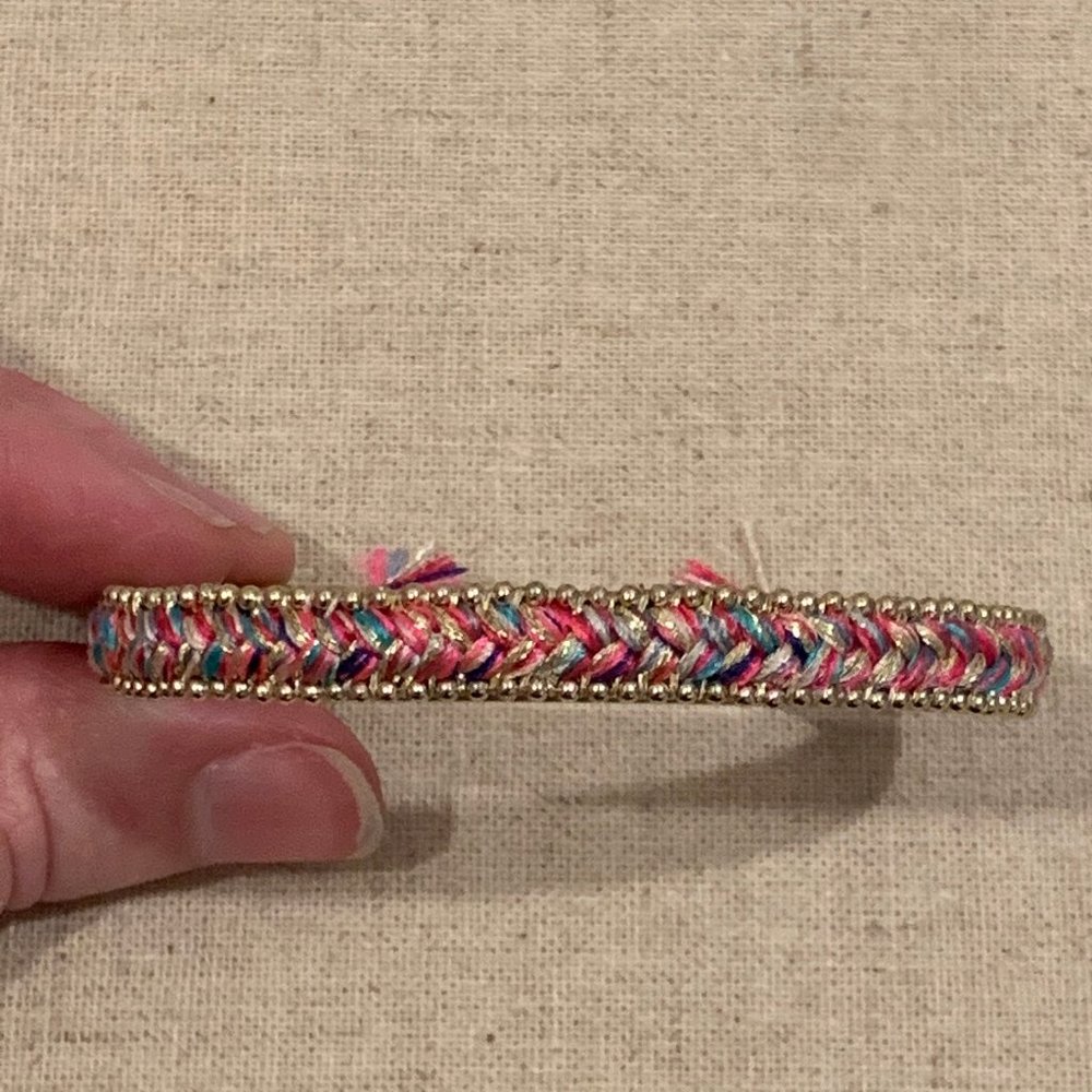 Pink Woven Open Cuff - Picture 2 of 5